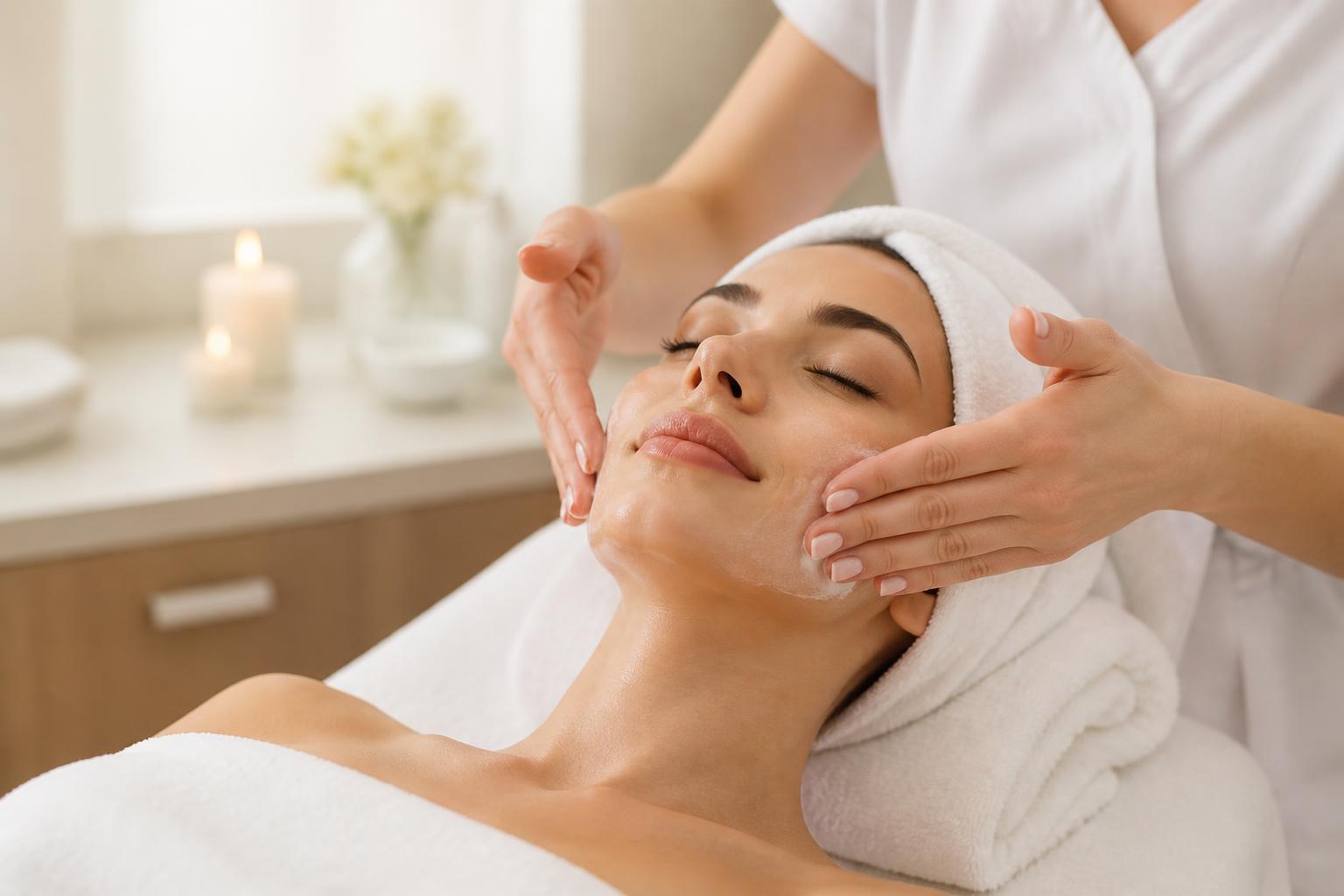 Feuchtigkeitsmaske & Gesichtsmassage